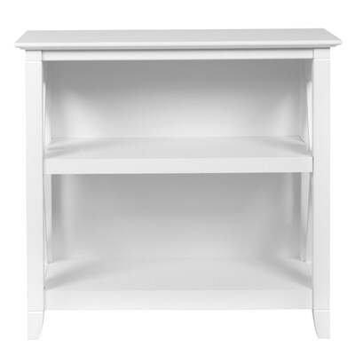 Regency Key West 30"H 2-Shelf Bookcase, Pure White Oak (KWB124WT-03)