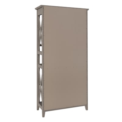 Regency Key West 66"H 5-Shelf Bookcase, Washed Gray (KWB132WG-03)
