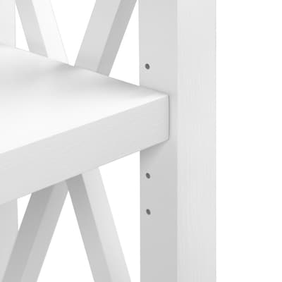 Regency Key West 66"H 5-Shelf Bookcase, Pure White Oak (KWB132WT-03)