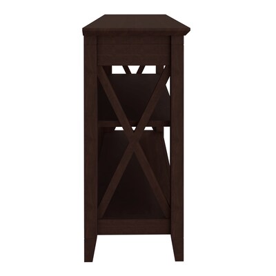 Regency Key West 30"H 2-Shelf Bookcase with Adjustable Shelf, Black Cherry (KWB124BC-03)