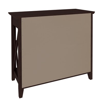 Regency Key West 30"H 2-Shelf Bookcase with Adjustable Shelf, Black Cherry (KWB124BC-03)