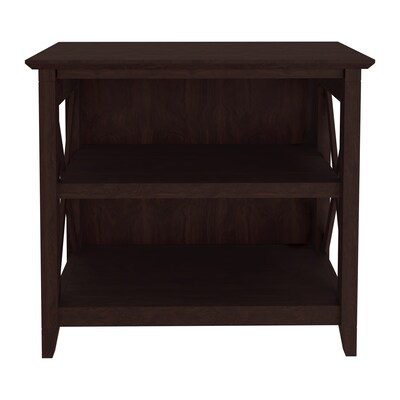Regency Key West 30"H 2-Shelf Bookcase with Adjustable Shelf, Black Cherry (KWB124BC-03)