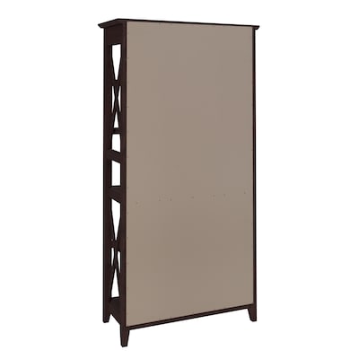 Regency Key West 66"H 5-Shelf Bookcase with Adjustable Shelves, Black Cherry (KWB132BC-03)