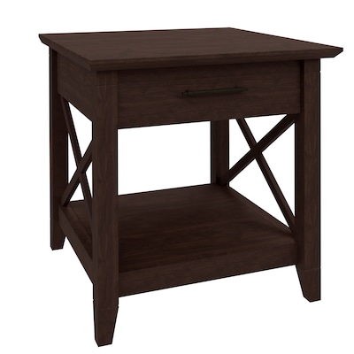 Regency Key West 20W Wooden End Table, Black Cherry (KWT120BC)