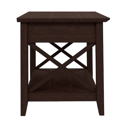 Regency Key West 20"W Wooden End Table, Black Cherry (KWT120BC)