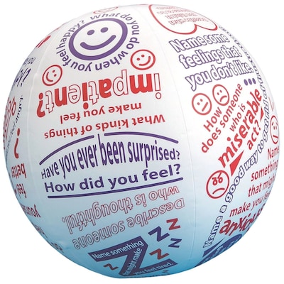 S&S Worldwide, Toss N Talk About Emotions Ball, (18131)