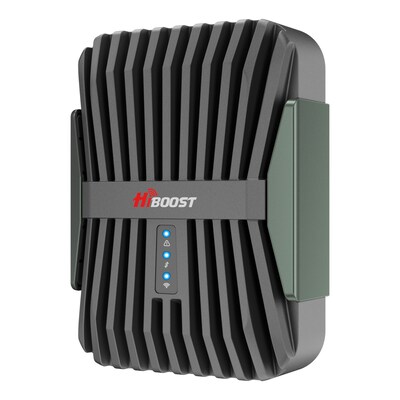 HiBoost FleetLink Flex In-Vehicle 5G Cell Phone Signal Booster for Commercial Vehicles, Green (C30F-5S-BTW.Pro)