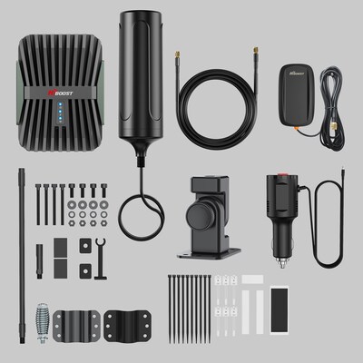HiBoost MobileLink Adventurer In-Vehicle 5G Cell Phone Signal Booster, Green (C30B-5S-BTW.EX)