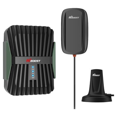HiBoost MobileLink Commuter In-Vehicle 4G/5G Cell Phone Signal Booster for Cars & SUVs, Green (C30B-5S-BTW)