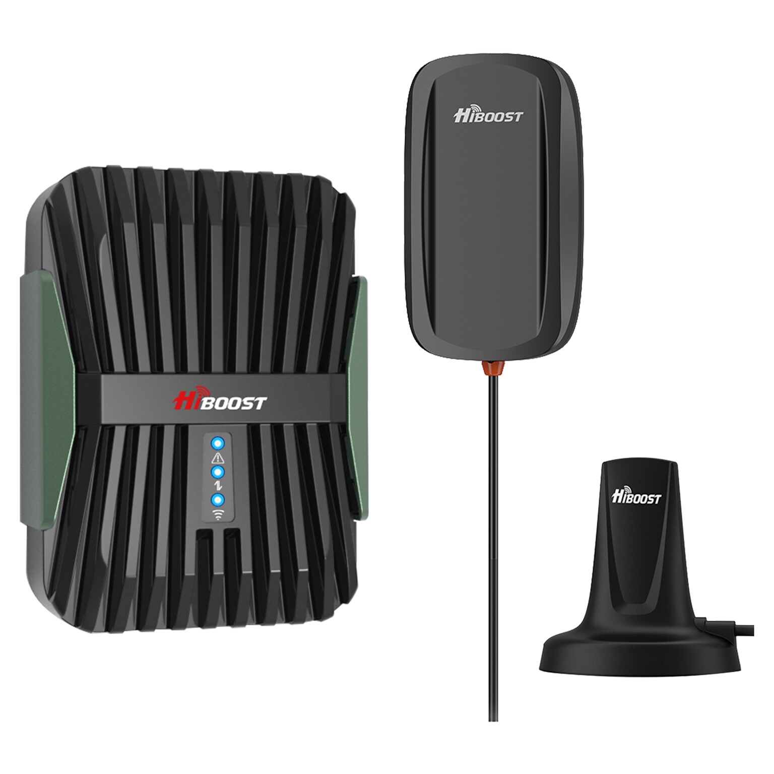 HiBoost MobileLink Commuter In-Vehicle 4G/5G Cell Phone Signal Booster for Cars & SUVs, Green (C30B-5S-BTW)