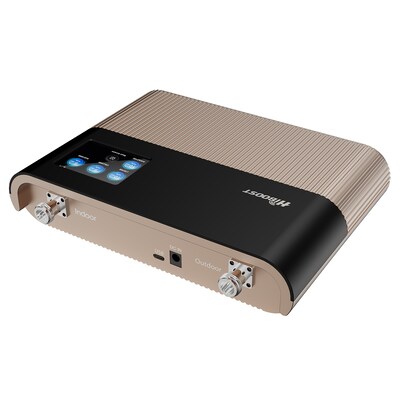 HiBoost CommLink 10K 5G Cell Phone Signal Booster for Home & Office up to 10,000-sq. ft., Gold (Pro20T-5S-BTW)