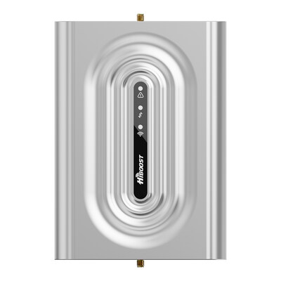 HiBoost Home Lite Plus 5G Cell Phone Signal Booster for Home & Office Buildings up to 2,500-sq. ft., Silver (F10GB-5S-BTW.P)