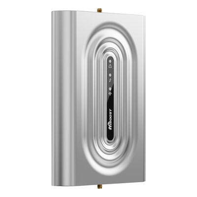 HiBoost Home Lite Plus 5G Cell Phone Signal Booster for Home & Office Buildings up to 2,500-sq. ft., Silver (F10GB-5S-BTW.P)