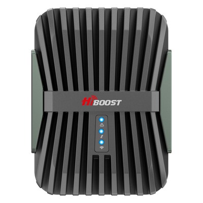 HiBoost FleetLink In-Vehicle 4G/5G Cell Phone Signal Booster for Fleet & Commercial Vehicles, Green (C30F-5S-BTW)