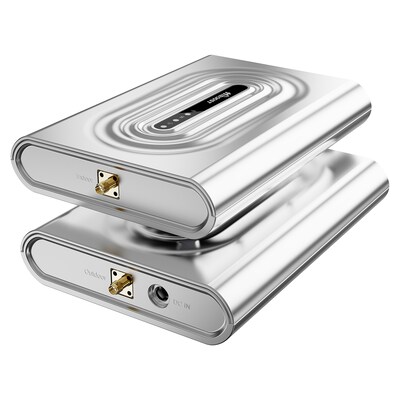 HiBoost Home Lite 5G Cell Phone Signal Booster for Home & Office Buildings up to 2,000-sq. ft., Silver (F10GB-5S-BTW)