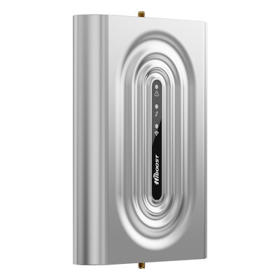 HiBoost Home Lite 5G Cell Phone Signal Booster for Home & Office Buildings up to 2,000-sq. ft., Silver (F10GB-5S-BTW)