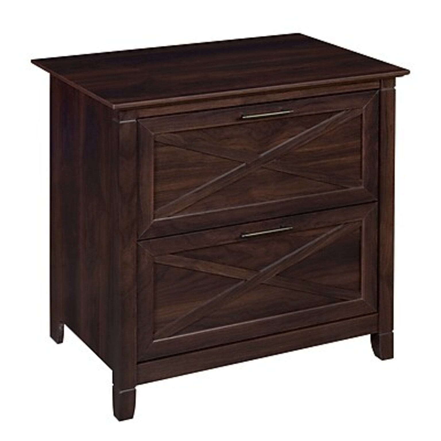 Regency Key West 2-Drawer Lateral File Cabinet, Letter/Legal Size, Lockable, 30H x 30W x 20D, Black Cherry (KWF130BC)