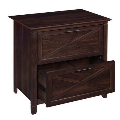 Regency Key West 2-Drawer Lateral File Cabinet, Letter/Legal Size, Lockable, 30"H x 30"W x 20"D, Black Cherry (KWF130BC)