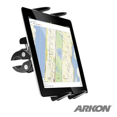 Arkon Mounts Slim-Grip Tablet Mount with Clamp Base, Black (TAB131)