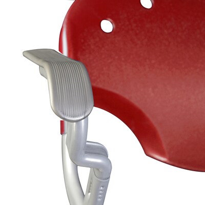 Regency Rico Plastic Classroom Training Stacking Chair, Red, 4/Pack (306-RD-4PK)