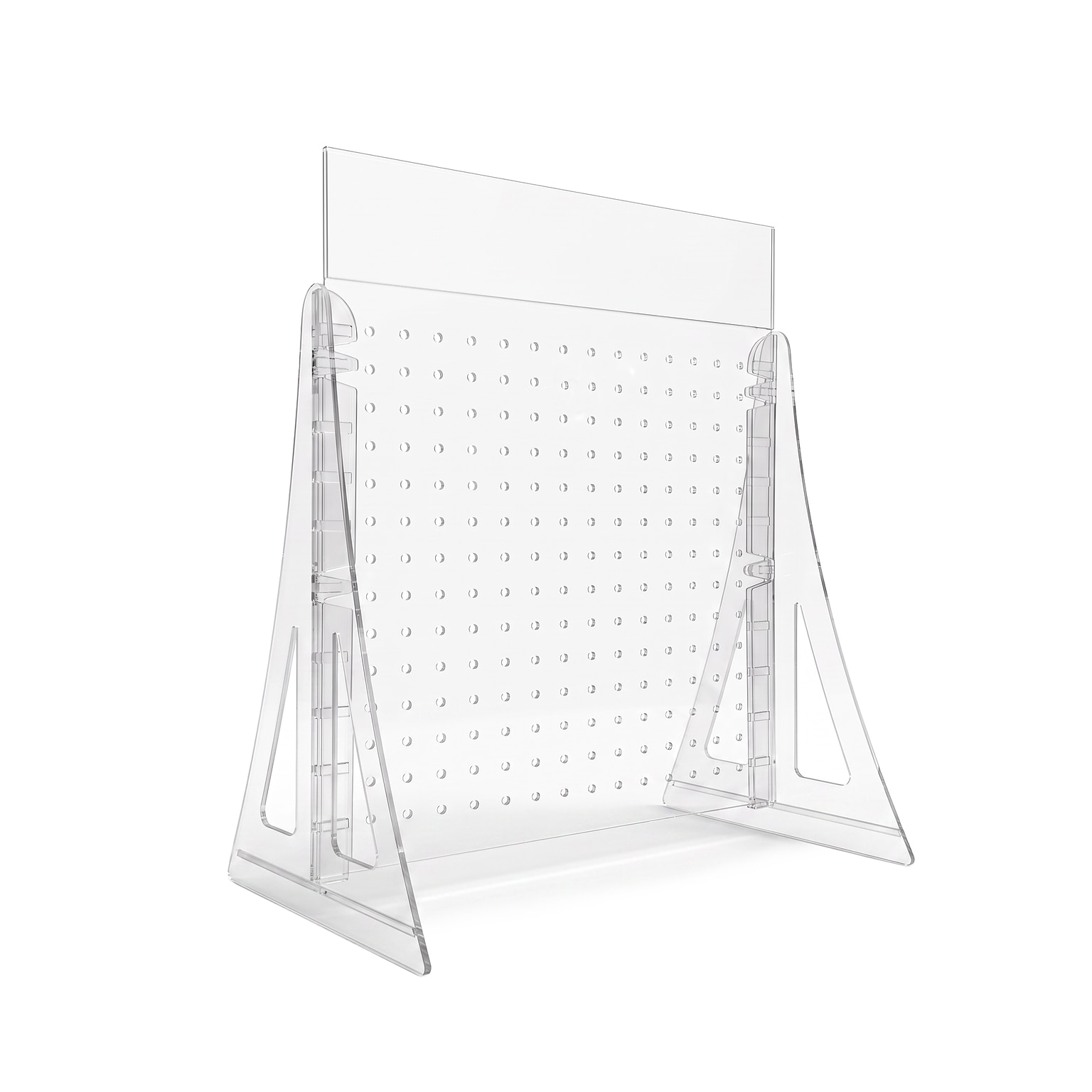 Azar 15.5 x 15.5 Pegboard, Clear (700515-CLR)