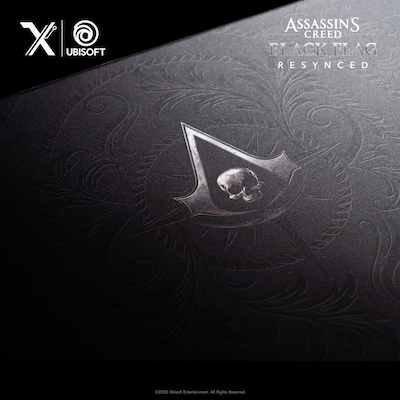 Lexip XXL Assassin's Creed Black Flag Resynced Tattoo Gaming Mouse Pad, Black(UBXLXMP0009)
