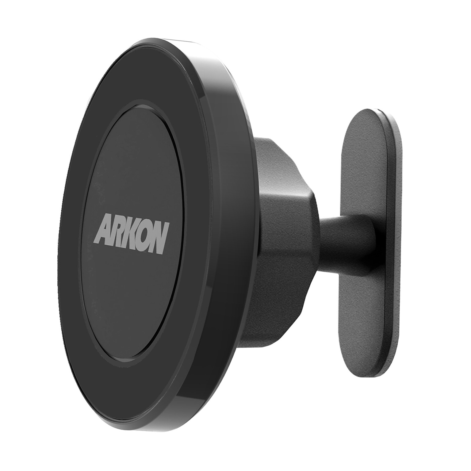Arkon Mounts Magnetic MagSafe-Compatible Phone Holder with Adhesive Mount, Black (MGS129)