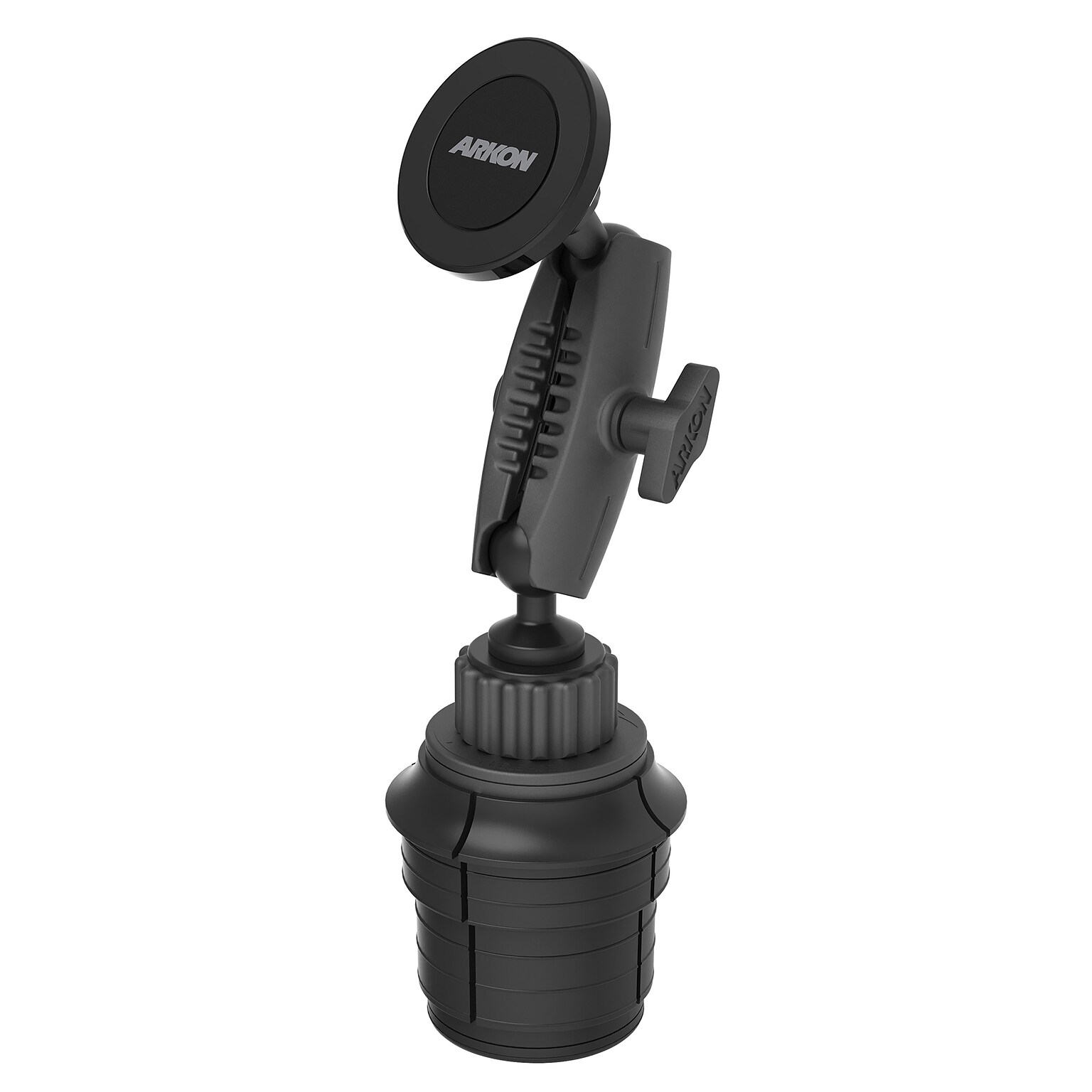 Arkon Mounts Magnetic MagSafe-Compatible Phone Holder with Car Cup Mount, Black (MGSRM23)