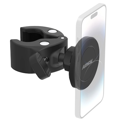 Arkon Mounts Magnetic MagSafe-Compatible Phone Holder with Clamp Mount, Black (MGS531)
