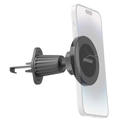 Arkon Mounts Magnetic MagSafe-Compatible Phone Holder with Vent Mount, Black (MGS177)