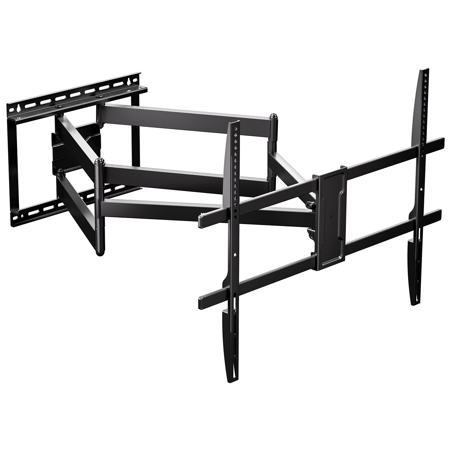 Mount-It! Full-Motion TV Wall Mount with Extra-Long Extension for 43 to 100 TVs, Holds Up to 132 lbs., Black (MI-401)