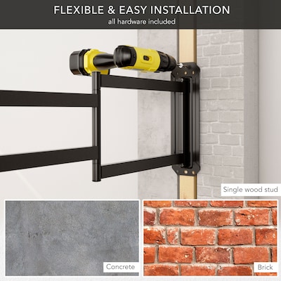 Mount-It! Full-Motion TV Wall Mount with Extra-Long Extension for 23" to 65" TVs, Holds Up to 77 lbs., Black (MI-402)