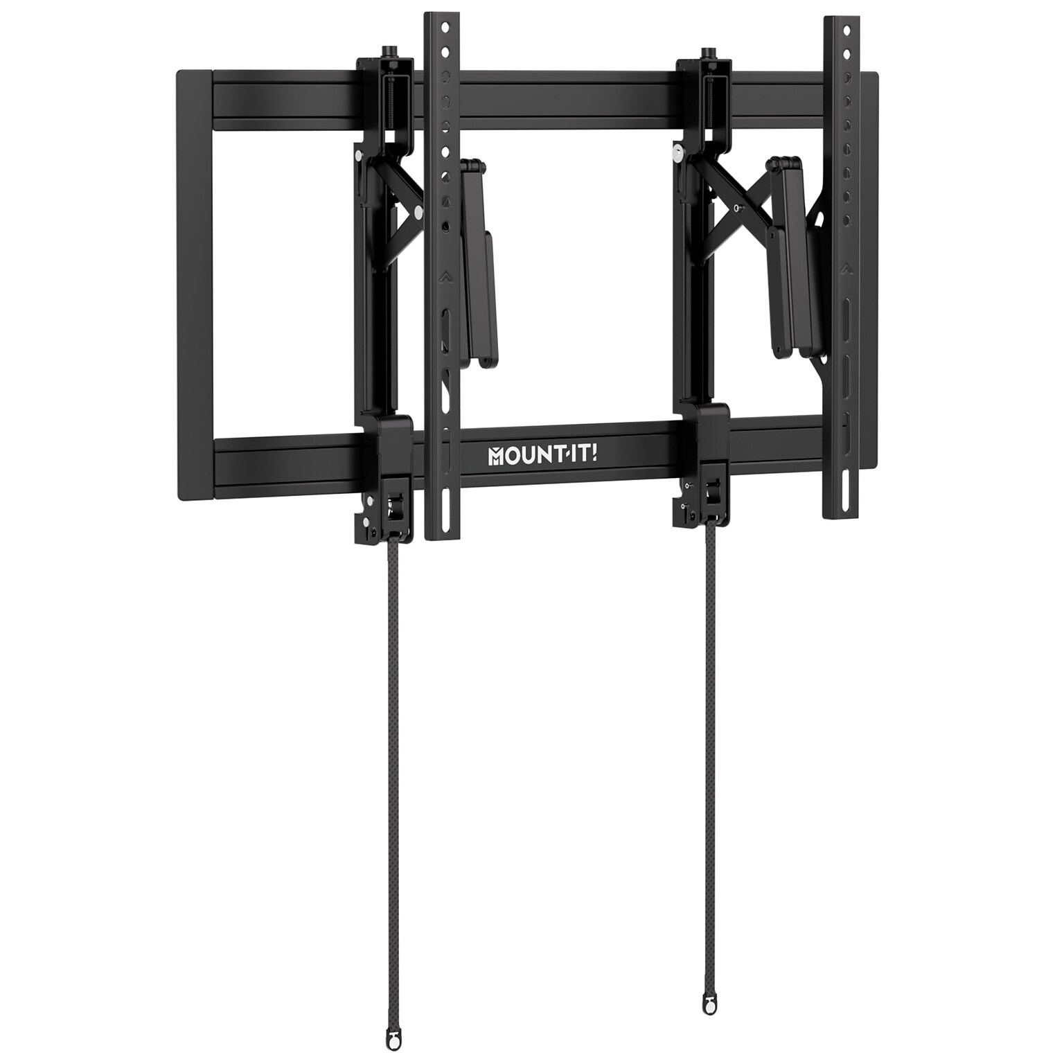 Mount-It! Heavy-Duty Advanced Tilt TV Wall Mount for 37 to 90 TVs, Holds Up to 176 lbs., Black (MI-412)