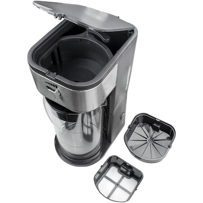 Brentwood 8-Cup Iced Tea & Coffee Maker & 40-oz. Insulated Stainless Steel Tumbler Cup, Black (KITBTWICECOFF02)