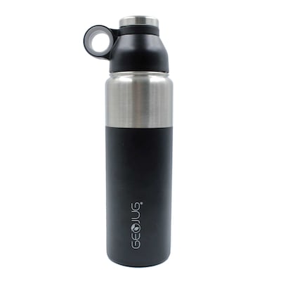 Brentwood 1.7L Cordless Electric Kettle with 24-oz. Vacuum-Insulated Water Bottle, White/Black/Silver (KITBTWKETTLE02)