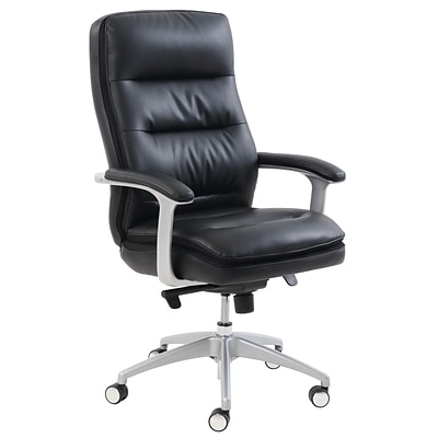 Beautyrest Leather Executive Chair Black 49404b Quill Com