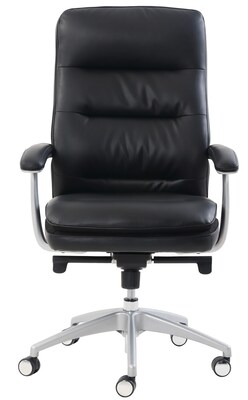 Beautyrest Platinum Sofil Bonded Leather Executive Chair, Black (49404B)