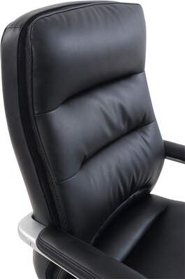 Beautyrest Platinum Sofil Bonded Leather Executive Chair, Black (49404B)