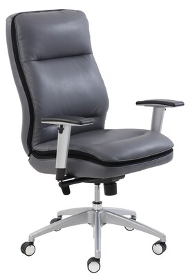 Beautyrest Platinum Abott Mid-Back Task Chair, Gray (49608G)