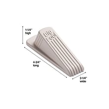 Master Big Foot Vulcanized Rubber Stop, Beige, Each (00900)