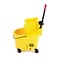 Rubbermaid WaveBrake® 2.0 Janitorial Side-Press Bucket and Wringer, 26 Quart, Yellow (FG748000YEL)