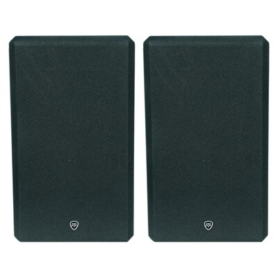 BIC America RtR Elite S2040 100W Dual-Angle On-Wall 4.5-In. Surround Speakers, Matte Black