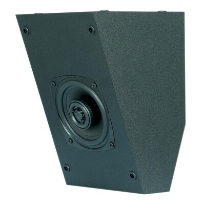 BIC America RtR Elite S2040 100W Dual-Angle On-Wall 4.5-In. Surround Speakers, Matte Black