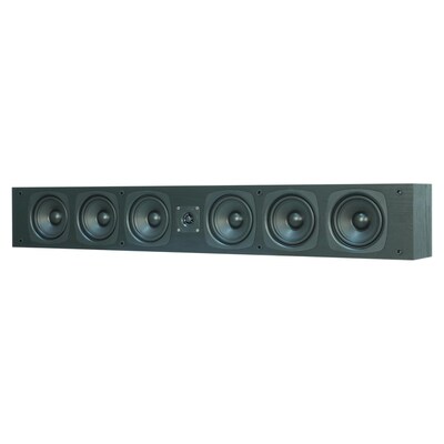 BIC America RtR Elite OWCLR35 100W On-Wall 4.5-In. Center or LR Speaker, Matte Black