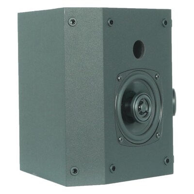 BIC America RtR Elite S3070 100W Dual-Angle On-Wall 4.5-In. Surround Speakers, Matte Black