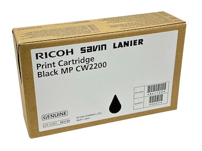 Ricoh MP CW2200 Black Standard Yield Toner Cartridge, Prints Up to 200 Pages (841720)