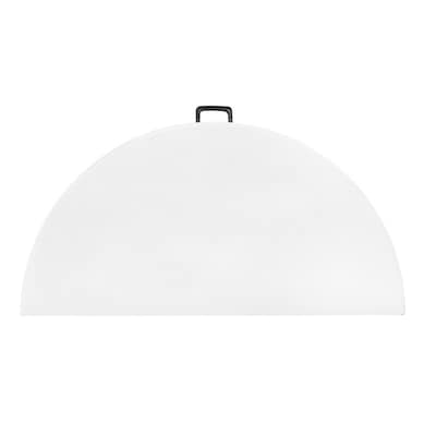 Regency Trestle 48" Heavy Duty Round Folding Table, White (TBM48RNDWH)