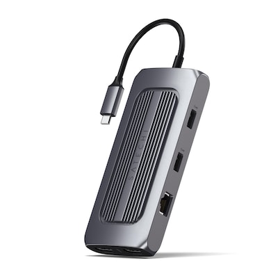 Satechi USB-C Multiport MX Docking Station, Space Gray (ST-UCMXAM)
