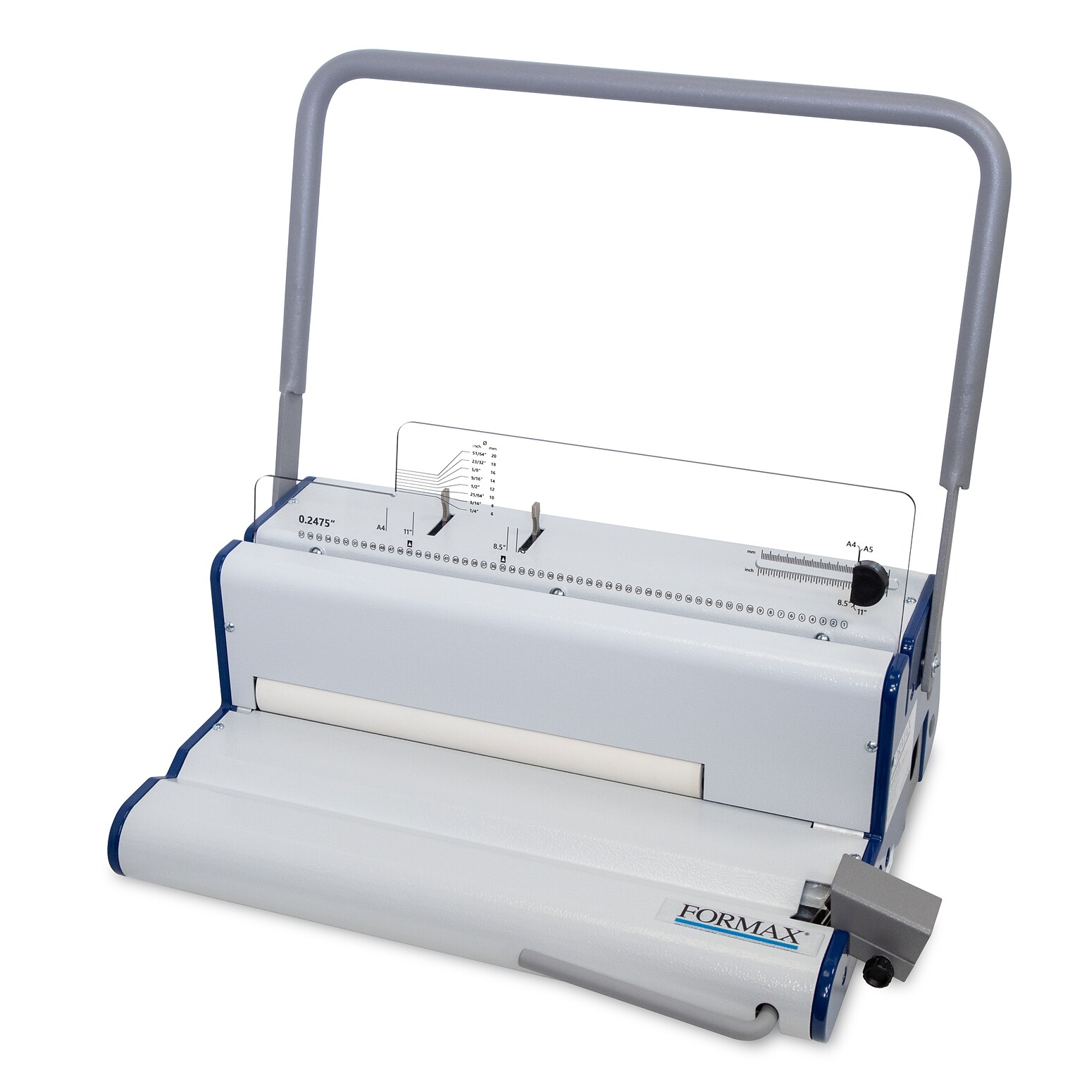 Formax ReadyCoilM Premium Manual Punch and Electric Coil Binding Machine, 160 Sheet Capacity