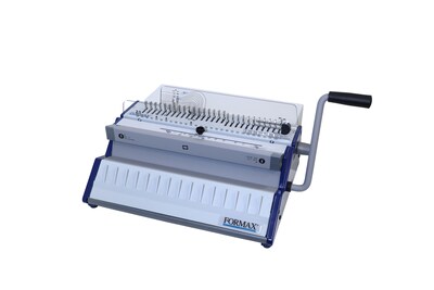 Formax ReadyWire2E Premium Electric Punch and Manual Wire Binding Machine, 340 Sheet Capacity